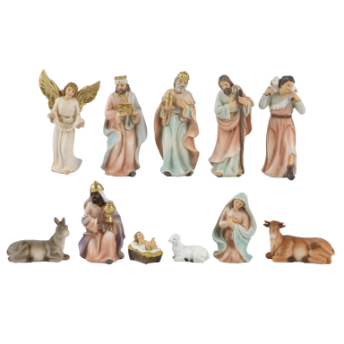 Decoris kerststal - Set van 11