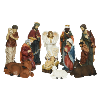 Decoris kerststal - Set van 11