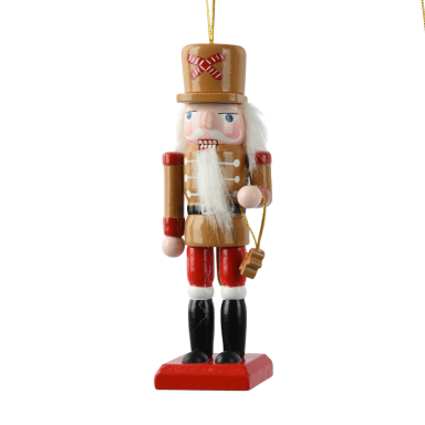 Decoris notenkraker hanger - Met gingerbread poppetje