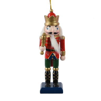 Decoris notenkraker hanger - Met scepter