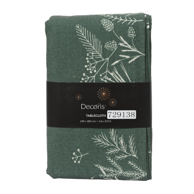 Decoris tafelkleed - Met kersttaken