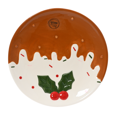 Decoris dinerbord - Kerstpudding