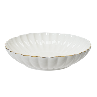 Decoris schaal - Met ribbels