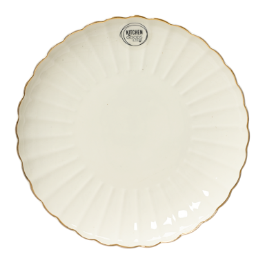 Decoris ontbijtbord - Met ribbels