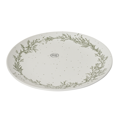 Decoris dinerbord - Met kersttakken