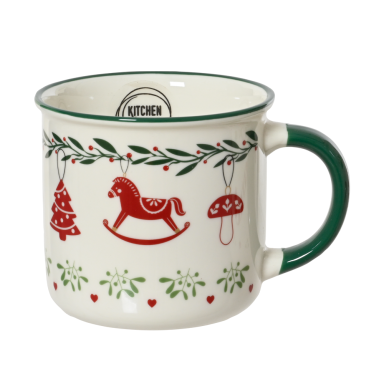 Decoris kerstmok - Met kerstversiering