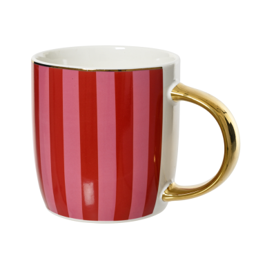Decoris kerstmok - Met strepen