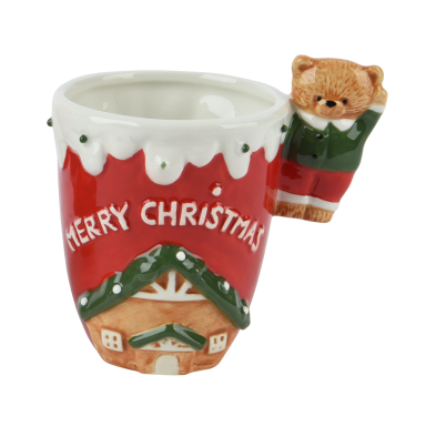 Decoris kerstmok - Met teddybeer
