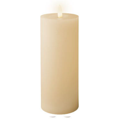 Lumineo LED stompkaars - Beige - 19cm