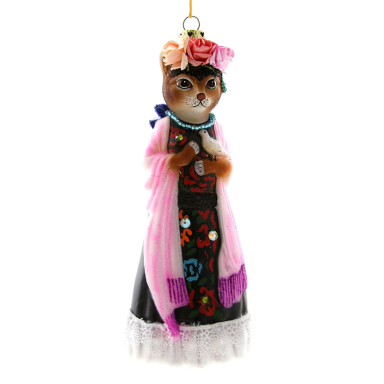 Cody Foster kerstornament - Kat - Frida Kahlo