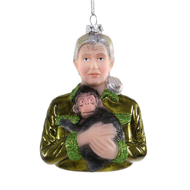 Cody Foster kerstornament - Jane Goodall