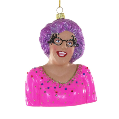 Cody Foster kerstornament - Dame Edna