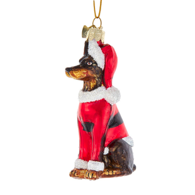 Kurt Adler kerstornament - Doberman