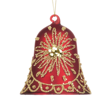 Goodwill kerstbel - Met glitters