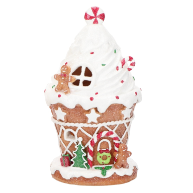 Timstor kerstbeeld - Gingerbread huis