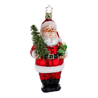Inge Glas kerstornament - Kerstman - Jaarornament