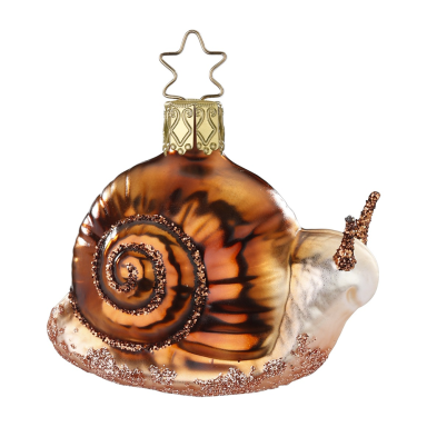 Inge Glas kerstornament - Slak