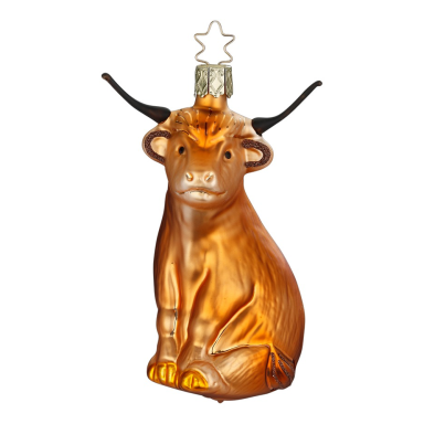 Inge Glas kerstornament - Jaar van de buffel