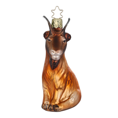 Inge Glas kerstornament - Jaar van de geit