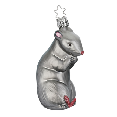 Inge Glas kerstornament - Jaar van de rat