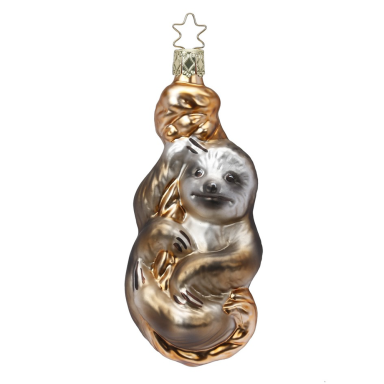 Inge Glas kerstornament - Luiaard