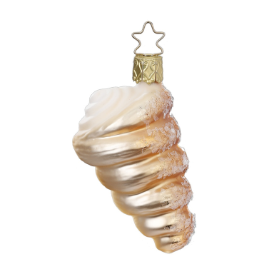 Inge Glas kerstornament - Roomhoorn