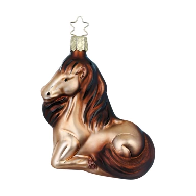 Inge Glas kerstornament - Jaar van het paard
