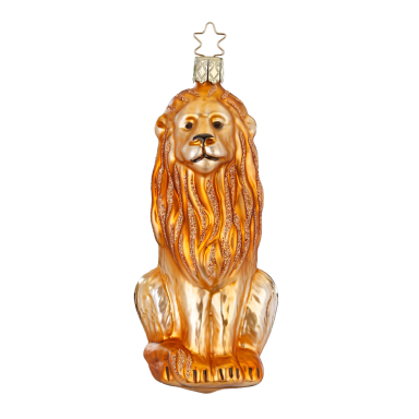 Inge Glas kerstornament - Leeuw