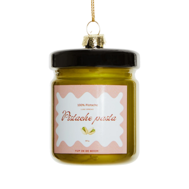 Yup in de Boom kerstornament - Pistache pasta
