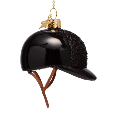 Vondels kerstornament - Paardrij helm