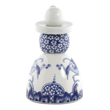 Royal Delft decoratie - Proud Mary - Flower Peacocks