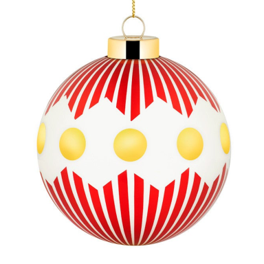 Alessi kerstbal - Delight - Rood