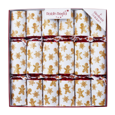 Robin Reed Christmas cracker - Gingerbread Charm - Set van 6