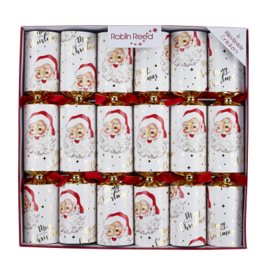 Robin Reed Christmas crackers - Racing Santa - Set van 6