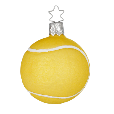 Inge Glas kerstornament - Tennisbal