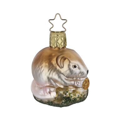 Inge Glas kerstornament - Muis