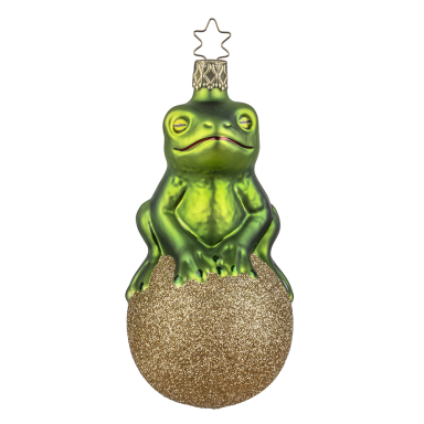 Inge Glas kerstornament - Kikker