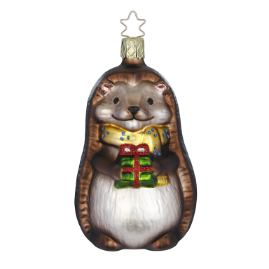 Inge Glas kerstornament - Egel