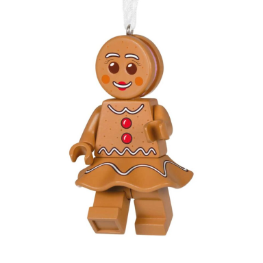 Hallmark kerstornament - Lego minifig - Gingerbread