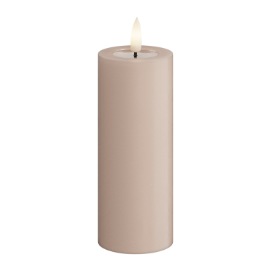 Deluxe Homeart LED stompkaars - Rose - 12,5cm