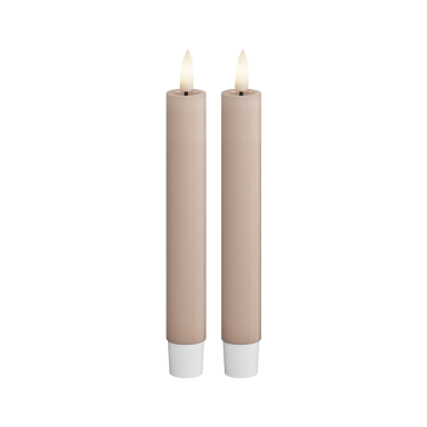 Deluxe Homeart LED dinerkaarsen - Rose - Set van 2