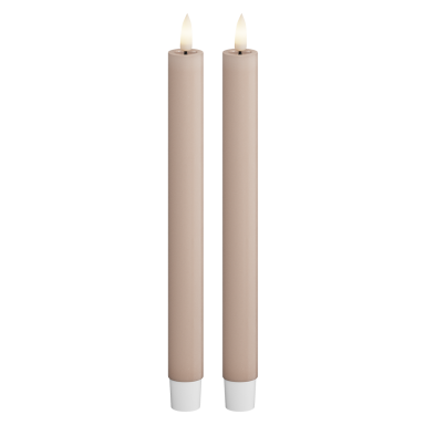 Deluxe Homeart LED dinerkaarsen - Rose - Set van 2