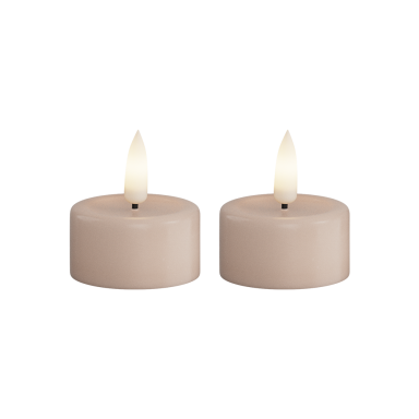 Deluxe Homeart LED theelicht - Rose - Set van 2