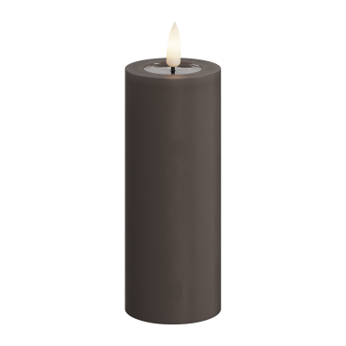 Deluxe Homeart LED stompkaars - Mocca - 12,5cm