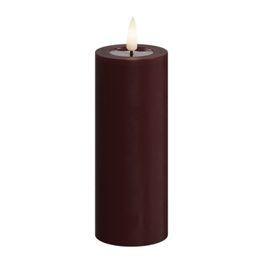 Deluxe Homeart LED stompkaars - Bourgogne - 12,5cm