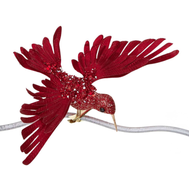 Goodwill kerstornament - Vogel - Op clip