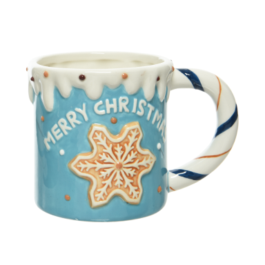 Decoris kerstmok - Met gingerbread sneeuwvlok