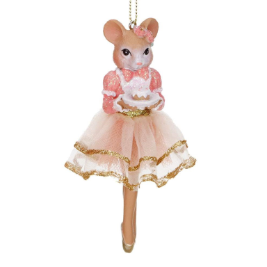 Goodwill kerstornament - Ballerina muis