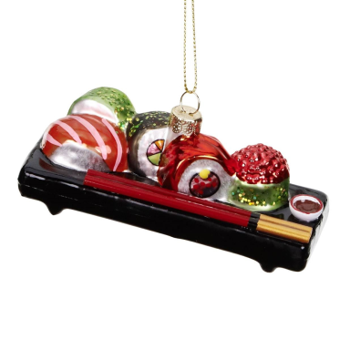 Goodwill kerstornament - Sushi plate