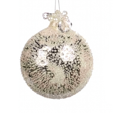 Goodwill kerstbal - Met crush - 10cm